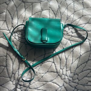 Banana Republic Vibrant Green Crossbody Bag